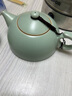 祥业song杯子汝窑茶壶陶瓷功夫茶具石瓢壶汝瓷套装大号过滤家用小单壶 玉环壶 258ml 实拍图
