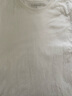 MARKLESS【纯棉透气】T恤男士春夏纯色短袖TXA5630M 云峰白 M  实拍图