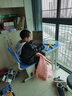 领坚儿童学习桌中小学生可升降书桌椅课桌写字桌小户型培训班家用套装 学校款桌椅pro(5cm铁柱)+绿色 60CM*40CM*76CM 实拍图