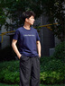 Calvin Klein Jeans夏季男女情侣中性年轻ck多色印花透气修身短袖T恤J320931 CHW-深邃蓝 XL （推荐160-175斤） 实拍图