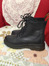百丽（Belle）复古粗跟马丁靴男休闲工装风机车短靴加绒92267DD0 黑色(8孔)-92427 43 (265mm) 实拍图