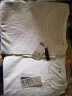 南极人（Nanjiren）两件装 男士短袖t恤夏季圆领黑白体恤T 纯色半袖上衣服打底衫男装CST01白+白 3XL 实拍图