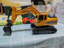 益米儿童玩具遥控挖掘挖土机工程车电动挖机模型男孩3-6岁生日礼物 实拍图