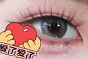 博士伦美瞳 彩色隐形眼镜日抛 大小直径男女近视隐形眼镜 蕾丝炫眸美瞳日抛10片迷紫 双色紫225度 实拍图