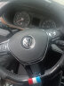 达珀德 方向盘套汽车真皮把套四季通用防滑专用碳纤牛皮免手缝 适用于 实拍图