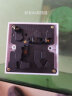 CLIPMEI86型老式开关插座面板老款按钮墙壁上家用一开带老款的多孔旧款灯 二三插座带两开关 晒单实拍图