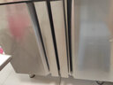 萨琪亚双门冰柜操作台式侧开门单双温冷冻冷藏保鲜工作台面卧式商用冰箱展示柜大容量餐厅饭店冷柜不锈钢 直冷0~ -20度单温全冷冻 长120宽60/70/80高80cm(宽度留言 实拍图