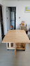 丝美家实木可折叠餐桌子伸缩功能家用饭台桌组合省空间小户型收纳餐桌 原木色 1.3m 一桌四椅 实拍图