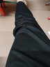 雅鹿休闲西裤男秋冬厚款商务修身西裤弹力通勤西装裤子黑色常规38 实拍图