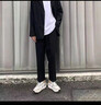 猫人西裤男商务修身直筒裤子男正装西装长裤职业工装休闲裤男黑色 38 实拍图