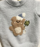 戴维贝拉（DAVE＆BELLA）小童毛衣男童上衣雪尼尔半边绒女童衣服儿童针织衫春秋宝宝套头衫 蓝色 140 cm（建议身高130-140cm） 实拍图