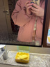 贵人鸟棉衣男两面穿冬季棉服纯色治愈色厚外套男士棉袄立领面包服情侣款 粉色 L 实拍图