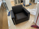 中尊 办公沙发现代简约商务4s店铺老板会客接待真牛皮办公室沙发茶几 头层牛皮1+3+茶几 实拍图