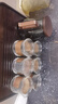 忆壶茶（YIHUTEA）水杯防烫玻璃小茶杯子主人杯功夫茶杯高硼硅玻璃杯品茶杯套装茶具 【赠杯架】150ML锤纹品杯6只装 实拍图