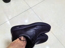 金利来（goldlion）男鞋都市时尚系带皮鞋舒适耐磨休闲皮鞋50623039001A-黑色-43码 实拍图