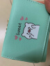 袋鼠钱包女学生韩版新款可爱小猪爱心夹子零钱包多卡位时尚钱夹【520 浅绿色 晒单实拍图
