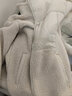 无印良品 MUJI 男女通用 羊羔绒大衣再生抓绒  柔软摇粒绒外套 ABJ95C2A 浅米色 S-M 实拍图