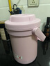 膳魔师（THERMOS） 焖烧锅高真空不锈钢保温炖锅免火大容量保温汤提锅TCRA-1800系列 TCRA-1800-粉色 1.8L 实拍图