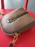 西柏莱夏季新款真牛皮手机包包女士迷你斜挎小包包时尚洋气mini贝壳包女 卡其色(亚光) 实拍图