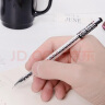 晨光(M&G)文具0.5mm黑色中性笔 磨砂半针管签字笔 拔盖办公水笔 12支/盒GP1280 实拍图