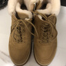 暇步士（Hush Puppies）雪地靴女士高帮厚底加绒休闲短靴51K42DD4 驼色 38 实拍图