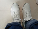 舒乐高鞋子男鞋内增高6cm板鞋小白鞋百搭休闲鞋男款运动鞋 增高8CM黑色白底 42 实拍图