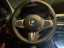 徐记 宝马3系 5系方向盘套GT X1 X3 X4 X5 7系730 ix3 i4手缝真皮小牛皮 黑皮侧孔-红蓝线+宝马3色回正标 实拍图