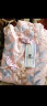 卡瓦拉童装女童套装汉服纱裙儿童春夏公主裙襦裙中国风宝宝小女孩表演服 汉服半袖粉色 140码（适合身高135cm左右） 实拍图