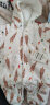 童泰秋冬1-24月婴儿衣服男女宝宝外出连帽夹棉连体衣TS04D638 白色 73 晒单实拍图