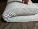文雅丽（Viiyaly） 泰国天然乳胶枕双人枕头波浪形橡胶枕颈椎枕1.8床夫妻情侣加长枕 120*40*10/12配两个外套 晒单实拍图