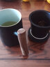 言和堂 陶瓷茶水分离泡茶杯带盖过滤杯个人水杯办公室茶道杯茶杯礼盒 苍山-泡茶杯（黑砂） 实拍图