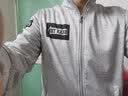 左斯客卫衣套装男士韩版秋冬季加绒加厚连帽外套男学生衣服运动两件装 浅灰色 XL 实拍图