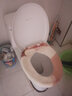 潜水艇（Submarine）马桶盖通用配件家用普通通用老式马桶盖子马桶圈抽水坐便器盖板 【O型】耐压长底座 实拍图