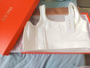 集姻束胸衣女显胸小les帅t束胸缩胸防震防下垂收副乳排扣款 云白 M 实拍图