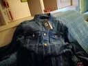 杉则牛仔外套男夹克青年韩版修身潮流帅气工装外套男生大码牛仔衣春秋 YD969-蓝色 常规 XL 实拍图