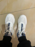安踏（ANTA）男鞋运动鞋2025官方新款复古潮流网面透气跑步鞋休闲旅游老爹鞋子 象牙白/棋盘灰/香槟色 40 实拍图