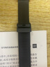 老皮匠 超薄钢带  男女 手表配件 代用CK DW表带 不锈钢表链 米兰编织金属手表带 DW款 黑色 18mm 实拍图