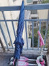 希雨加大号雨伞男士长柄商务定制印logo自动双人加固防风两用广告伞 双人用-130厘米-蓝色 实拍图