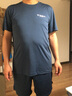 乔丹运动套装男女夏季透气跑步篮球运动服两件套短袖t恤短裤 乔丹白黑色 丨男款 L 实拍图