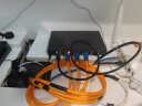 山泽超六类万兆纯铜网线 CAT6A类成品线 家用电脑网络宽带工程跳线兼容千兆8芯双绞连接线 1米GD6A010 实拍图