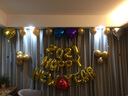 心翼（XINYI）2024新年龙年气球节日跨年装饰公司年会派对背景学校装扮活动布置 2024新年金色字母气球 实拍图