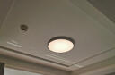艾品（AIPIN）LED客厅餐厅卧室吸顶灯轻奢简约书房灯美式全铜超薄灯具套餐 简约吸顶灯黒30cm 5-10平方 实拍图