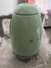 SMEG斯麦格 意大利复古电热水壶不锈钢1.7L 烧水壶保温 恒温电水壶KLF04 粉绿色 1.7L 实拍图