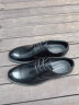 海澜之家HLA皮鞋男士商务休闲系带正装德比鞋子男HAAPXM2DBH172 增高39 实拍图