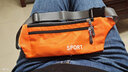 运动腰包多功能腰带防水跑步防盗隐形贴身手机休闲小 骑行包 跑步包 徒步包 橘色 实拍图