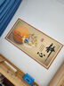 【山水装饰画】客厅沙发背景墙山水鸿运当头办公室床头风景国画 531静心 A：长1米 X 高 0.5米【 特小号】 实拍图