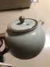 祥业汝窑功夫茶具套装高档陶瓷茶壶盖碗茶杯茶盘乔迁送礼送长辈领导 米黄汝窑行云六杯 实拍图