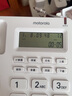 摩托罗拉（Motorola） CT210C有绳板机 免电池 桌墙两用 简约时尚 固话家用办公商务电话机座机 CT210白色 实拍图