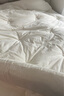 雅鹿春秋原棉大豆纤维被冬季被子被芯单人被褥双人加厚冬被四季 原棉大豆被-白色BSK【A类亲肤】 150x200cm(5斤/秋冬被)【推荐】 实拍图