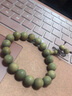 陶木缘天然绿檀香木手串把件男佛珠文玩本命新年礼物品老料中国风 绿檀12mm 实拍图